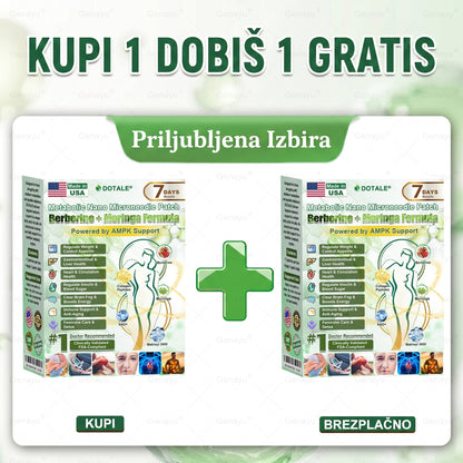 𝑫𝑶𝑻𝑨𝑳𝑬® Presnovni nanomikroiglični obliž (Samo enkrat na dan, vidne spremembe v 7 dneh)
