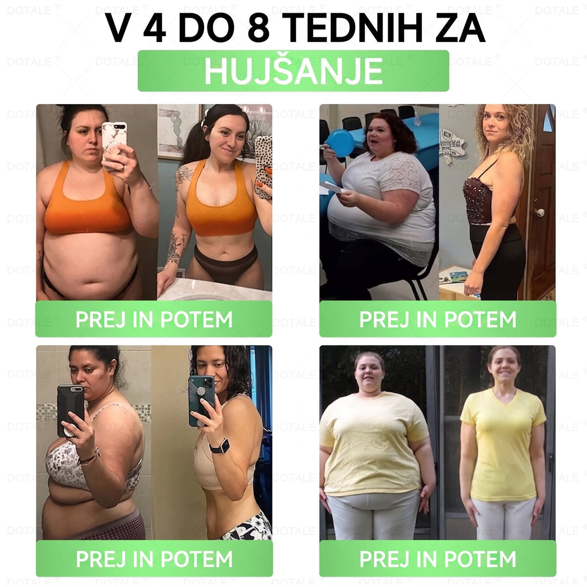 𝑫𝑶𝑻𝑨𝑳𝑬® Presnovni nanomikroiglični obliž (Samo enkrat na dan, vidne spremembe v 7 dneh)