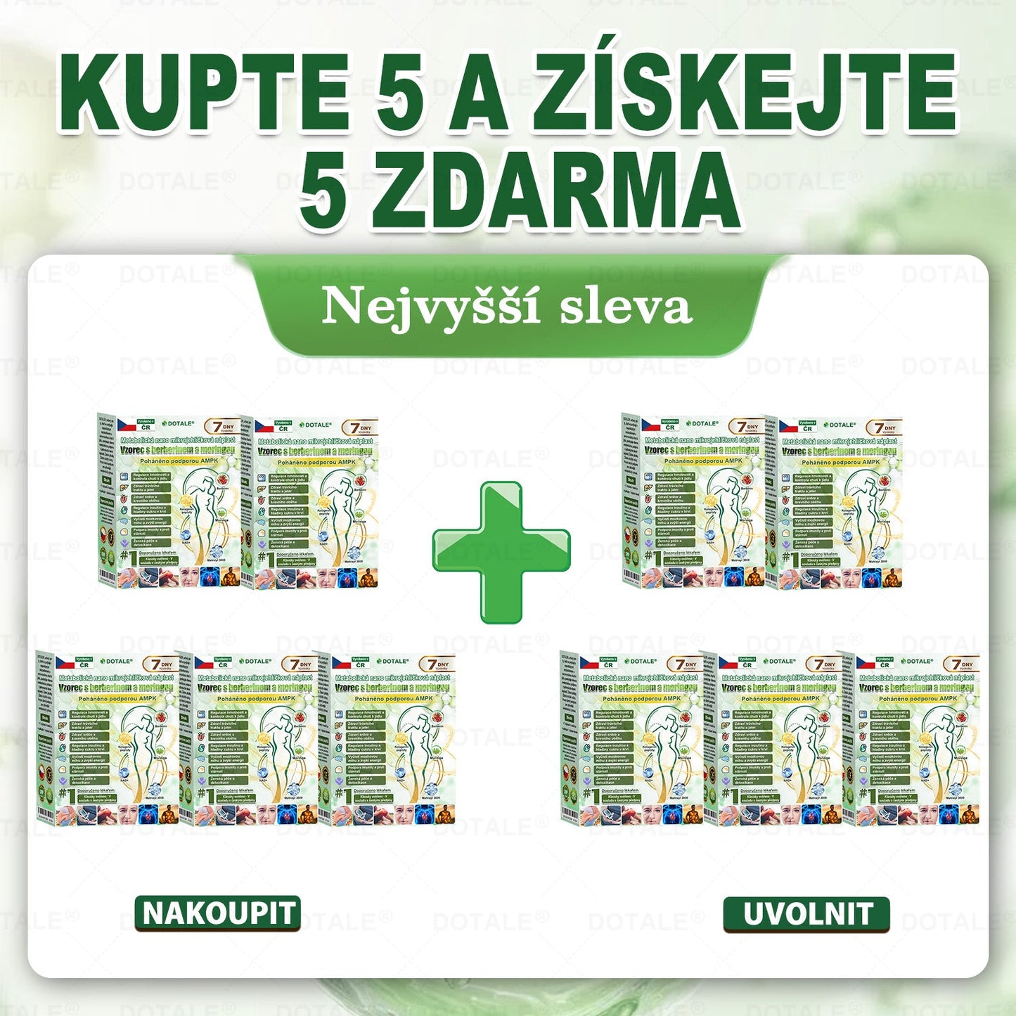Poslední šance! Nenechte si ujít tuto příležitost se slevou 50 %! | 𝑫𝑶𝑻𝑨𝑳𝑬® Metabolická Nano Mikroneedlová Náplast